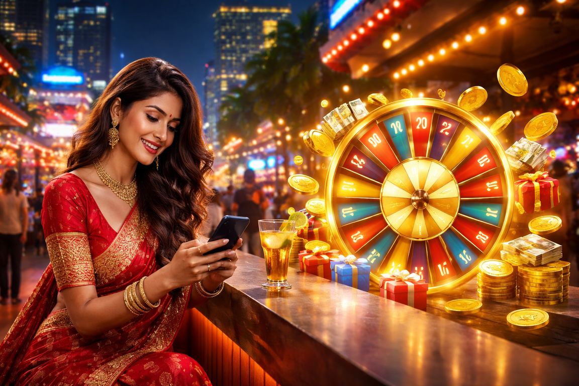 Slots reels spinning on an online casino game